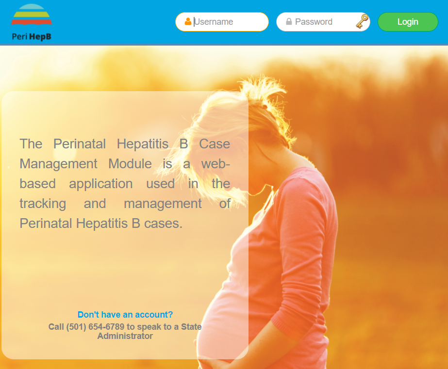Example Peri HepB landing page