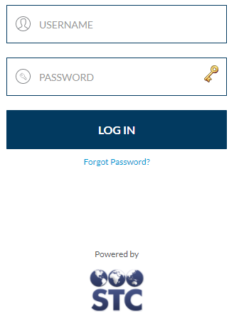 SSO login page